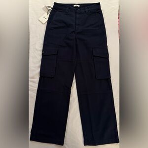 TNA (Aritzia) chambers cargo pant size 4 color navy NWT